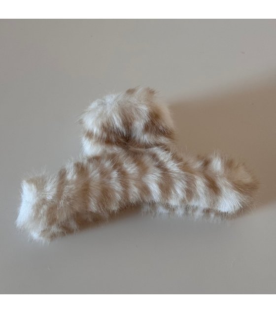 HA279 - French-Style Tiger Stripe Hair Clip